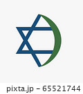 Combination of Star of David with Crescent 65521744