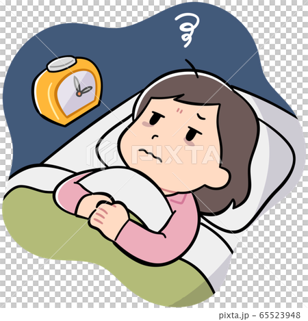 不眠症の女性 不眠症の女性 65523948