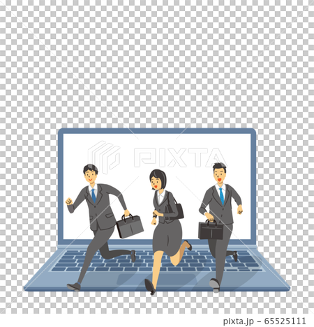 job hunting, business, computer - Stock Illustration [65525111] - PIXTA