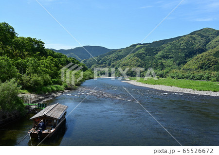 四万十川の沈下橋 65526672