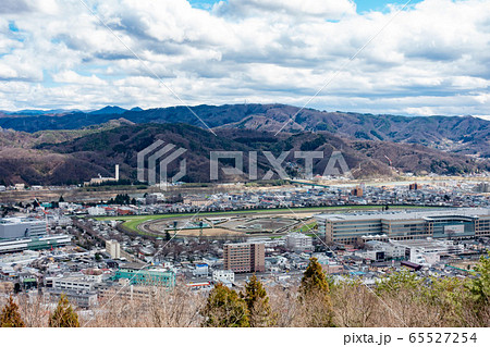 福島市内　福島競馬場　(信夫山公園　第二展望台) 65527254