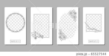 Collection of story templates vector isolated. Collection of story templates vector isolated. 65527544