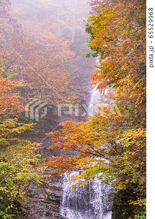 （長野県）旧飛騨街道・地蔵峠　唐沢の滝 65529968
