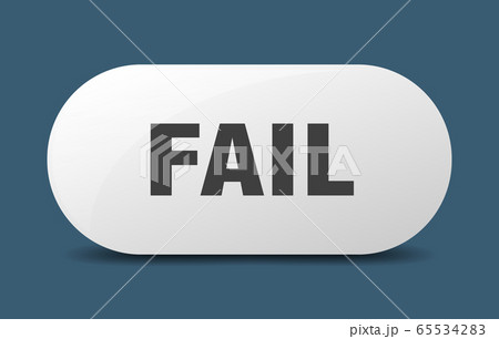 fail button. fail sign. key. push button. 65534283