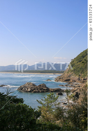 宮崎県日向市　小倉ヶ浜の風景 65535714