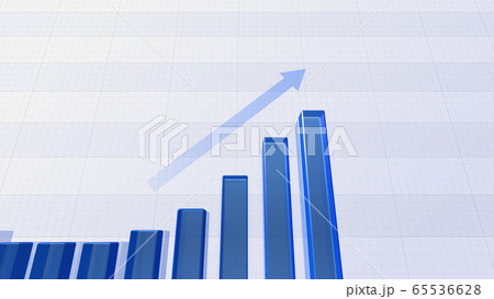 ビジネス 経済 金融 データ グラフ チャート 資料 成長 成功 3d イラスト 背景 バックのイラスト素材