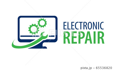 Vector logo of the electronics repair service Vector logo of the electronics repair service 65536820