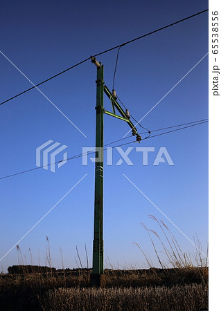 新潟 弥彦 弥彦線の架線柱 新潟 弥彦 弥彦線の架線柱 65538556
