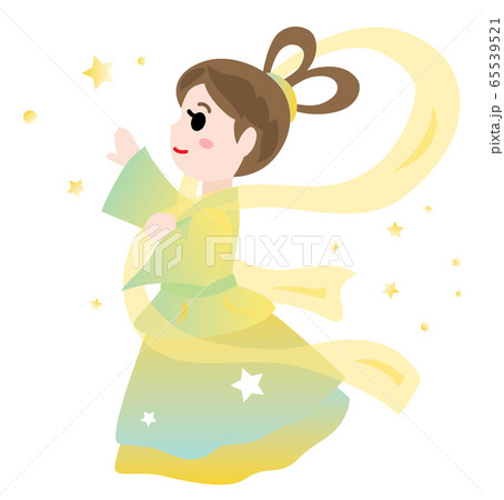 七夕祭りの織姫のイラスト 65539521