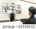 オンライン会議　オンラインミーティング　イメージ 65539532