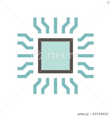 Computer chip processor and technology vector icon 65540050