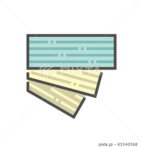 Wood floor and material vector icon design on 65540568