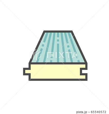 Wood floor and material vector icon design on 65540572