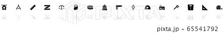 Scales Rulers - Flat Vector Icons 65541792
