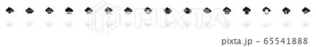 Computing Cloud - Flat Vector Icons Computing Cloud - Flat Vector Icons 65541888