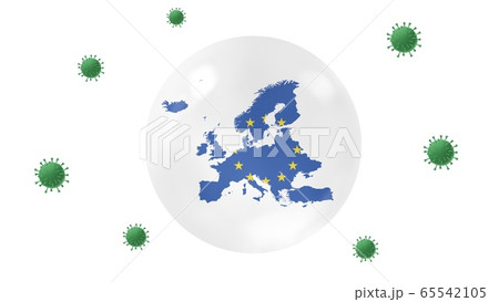 Europe map inside crystal ball protect from corona virus,stay at home,work for home, overcome virus outbreak,virus protection concept,on white background, isolate Europe map inside crystal ball protect from corona virus,stay at home,work for home, overcome virus outbreak,virus protection concept,on white background, isolate 65542105