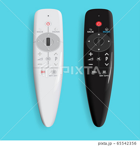 Remote control of the TV. 65542356