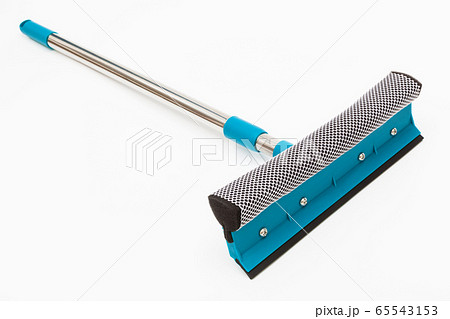 mop for cleaning windows on white background 65543153