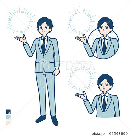 simple suit businessman_Manipulating-light simple suit businessman_Manipulating-light 65543699