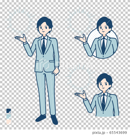 simple suit businessman_Manipulating-light simple suit businessman_Manipulating-light 65543699