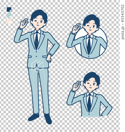 simple suit businessman_Just-a-bit 65543702