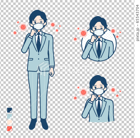 simple suit businessman_infection virus simple suit businessman_infection virus 65543704