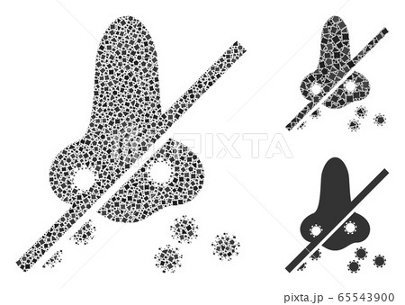 Rugged No Nasal Virus Spread Icon Mosaic Rugged No Nasal Virus Spread Icon Mosaic 65543900