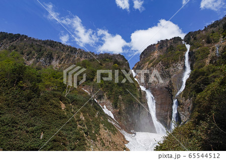 富山県/ 称名滝とハンノキ滝 富山県/ 称名滝とハンノキ滝 65544512