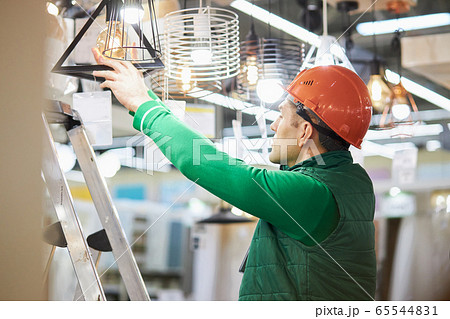 young caucasian warehouse worker at workplace young caucasian warehouse worker at workplace 65544831