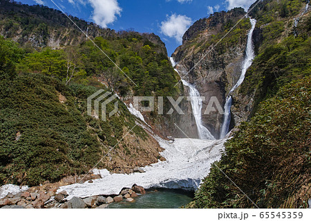 富山県/ 称名滝とハンノキ滝 65545359