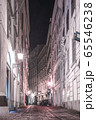Classicism-style city street with stone architecture, Austria, Mar.2019 65546238