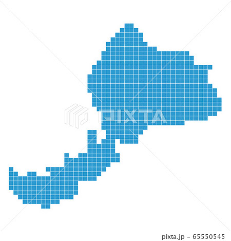 福井　地図　ドット　アイコン 65550545