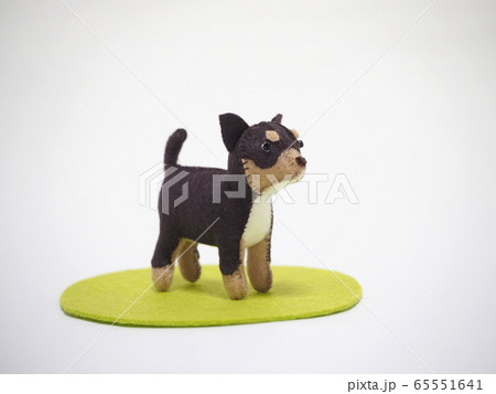 フェルト作品　チワワ 65551641