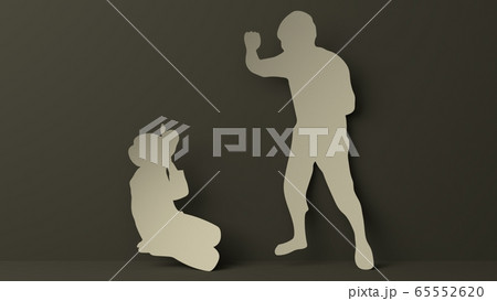 パパと子供の家庭内暴力 パパと子供の家庭内暴力 65552620
