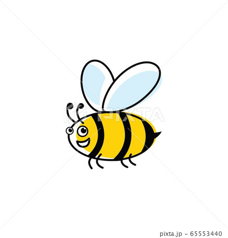 Bee Vector Icon Illustration Design Templateのイラスト素材