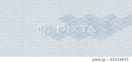 背景 和柄 青海波 波 海 和 和風 壁紙 テクスチャー Wave Pattern のイラスト素材
