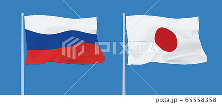 日露国旗 65558358