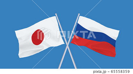 日露国旗 65558359