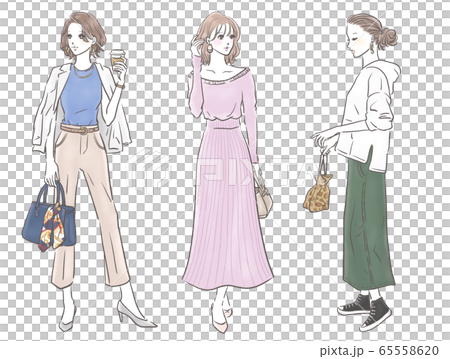 ファッション 女性 全身 セット 65558620