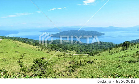 屈斜路湖と美幌峠 65560083