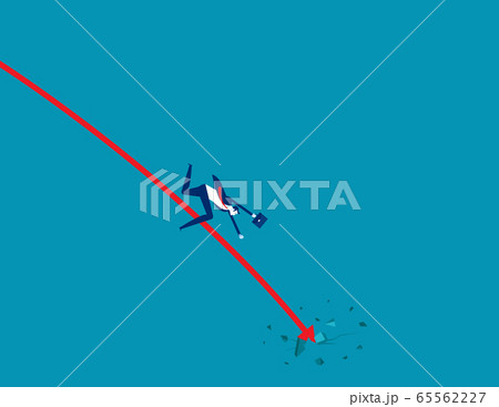 Stock market crash. Recession concept 65562227