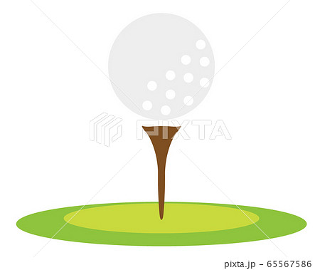 ゴルフ ボールのイラスト素材