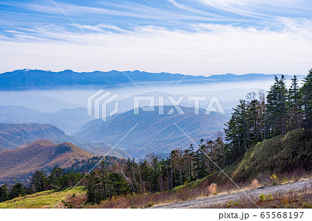（長野県）御岳ロープウェイ　眼下の景色 65568197