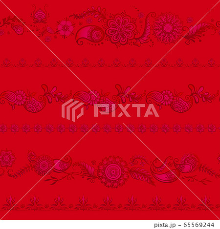 Eastern ethnic style compositions, mehendi, traditional indian henna floral ornament. 65569244