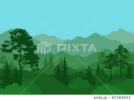 Landscape, Trees and Mountain 65569943