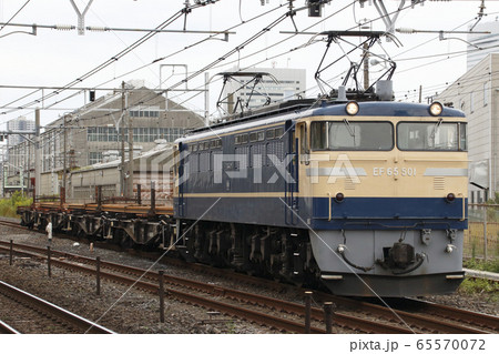 EF65-500番台のレール輸送列車 65570072