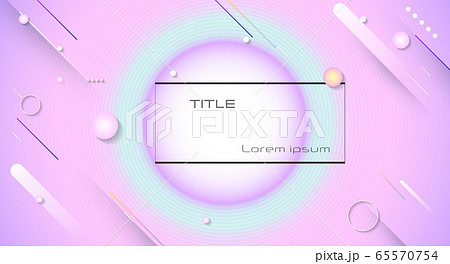 Abstract dynamic motion of liquid or fluid shape, pattern composition. Colorful gradient background. Vector modern graphic, minimal design elements for backdrop, poster, wallpaper, flyer, layout 65570754