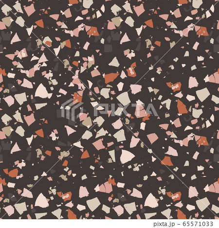 Vector abstract terazzo seamless pattern. 65571033