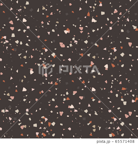 Vector abstract terrazzo seamless pattern. Vector abstract terrazzo seamless pattern. 65571408