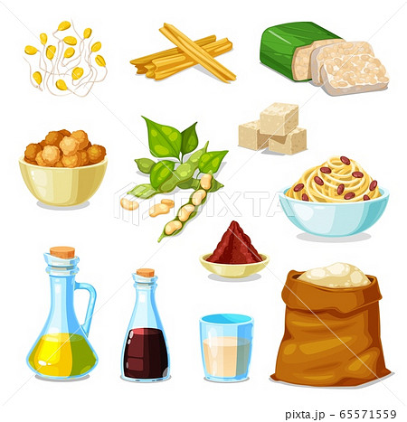 Soy bean products of soybean legume food Soy bean products of soybean legume food 65571559